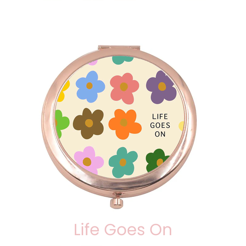 Flower Thoughts Compact Mirror