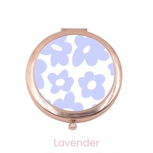 Funky Flowers Compact Mirror