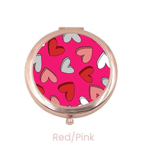 Heart Blocks Compact Mirror