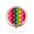 Holiday Squiggles Compact Mirror
