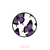 Purple Butterflies Adhesive Rose Grip