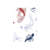 Koi Fish Adhesive Rose Pocket