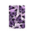 Purple Butterflies Adhesive Rose Pocket