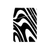 Twisted Zebra Adhesive Rose Pocket