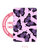 Purple Butterflies MagSafe Rose Pocket