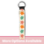 Flower Thoughts Wristlet Key Chain