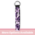 Purple Butterflies Wristlet Key Chain
