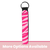 Zebra Wristlet Key Chain