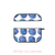 Blueberry Doodles AirPod Case