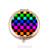 Checkered Compact Mirror