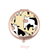 Crazy Cows Compact Mirror