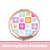Flower Check Compact Mirror