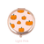 Pumpkin Compact Mirror
