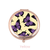 Purple Butterflies Compact Mirror