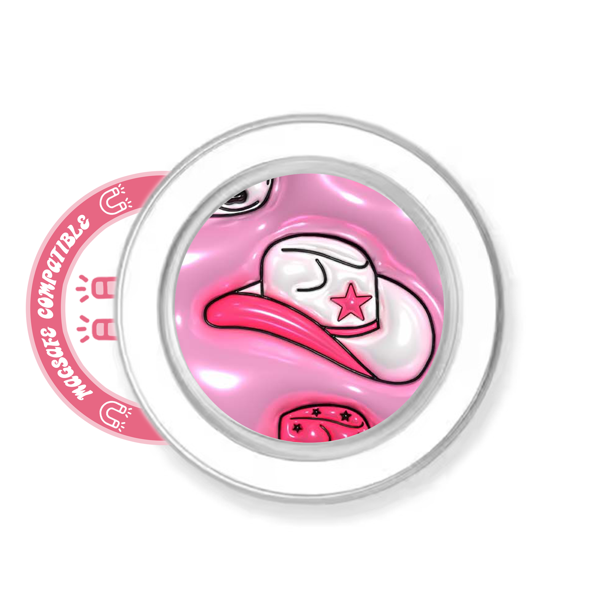 abbyrose Rodeo Girl MagSafe poignée téléphone pour iPhone 12 13 14 15 16 Pro Max Plus