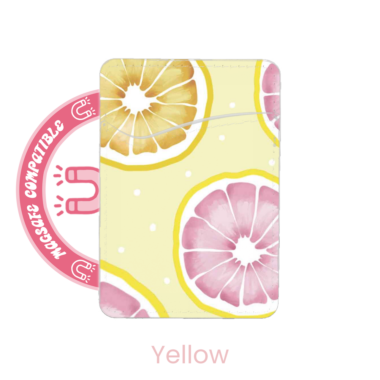 abbyrose Lemon Drop MagSafe Card Holder Pocket for iPhone 12 13 14 15 16 Pro Max - Picture 6 of 31