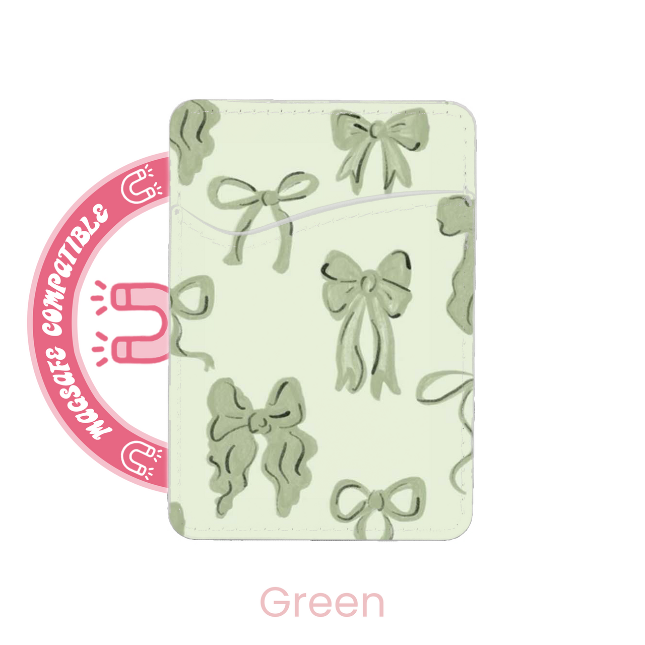 abbyrose Beaucoup Bows MagSafe Card Holder Pocket for iPhone 12 13 14 15 16 Pro - 第 3/43 張圖片