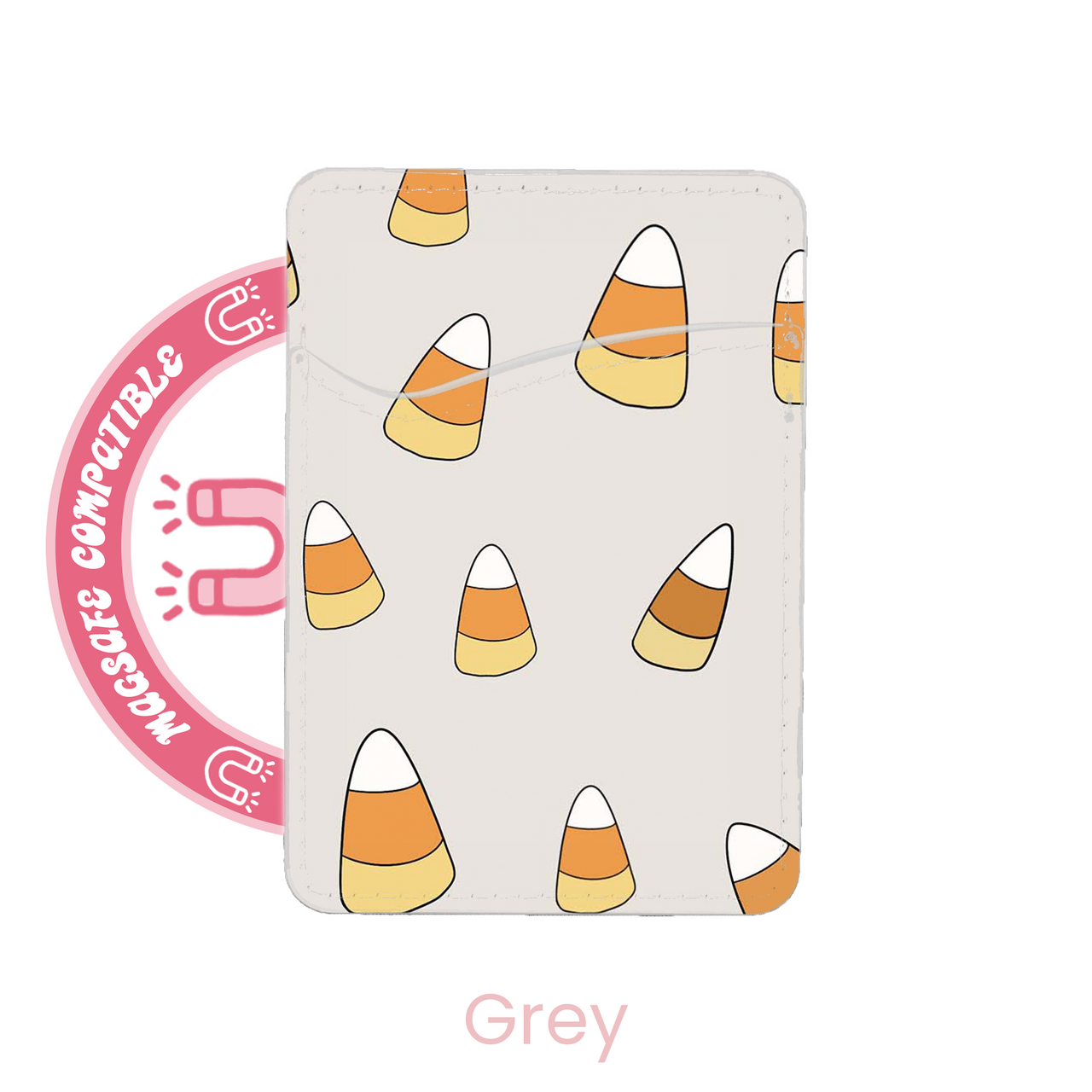 abbyrose Candy Corn MagSafe Card Holder Pocket for iPhone 12 13 14 15 16 Pro Max - 第 4/31 張圖片