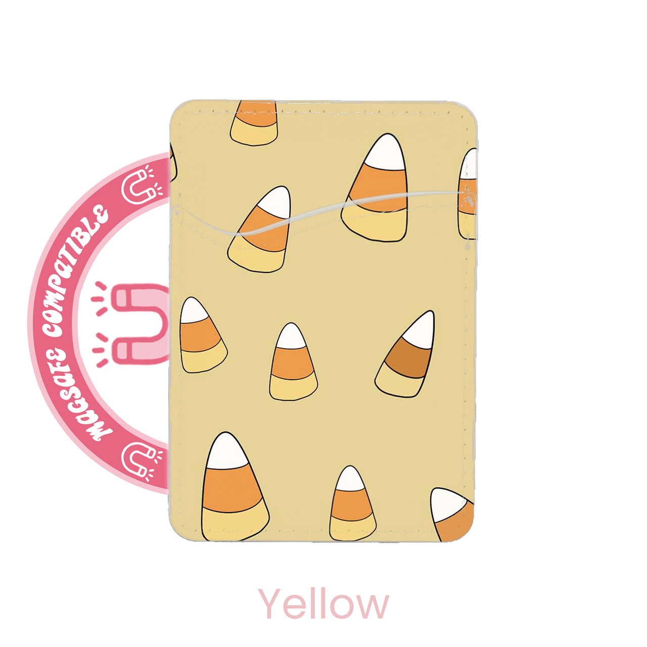 abbyrose Candy Corn MagSafe Card Holder Pocket for iPhone 12 13 14 15 16 Pro Max - 第 5/31 張圖片