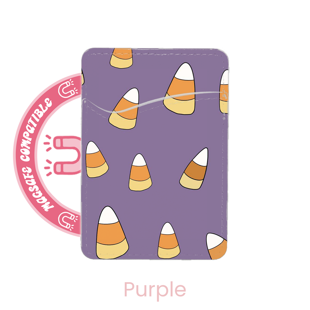 abbyrose Candy Corn MagSafe Card Holder Pocket for iPhone 12 13 14 15 16 Pro Max - 第 2/31 張圖片