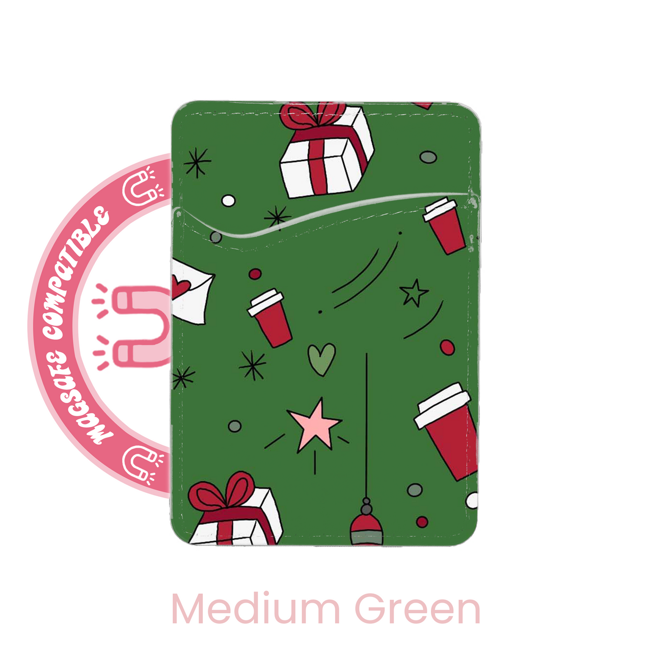 abbyrose Christmas Treats MagSafe Card Holder Pocket for iPhone 12 13 14 15 16 - 第 6/31 張圖片