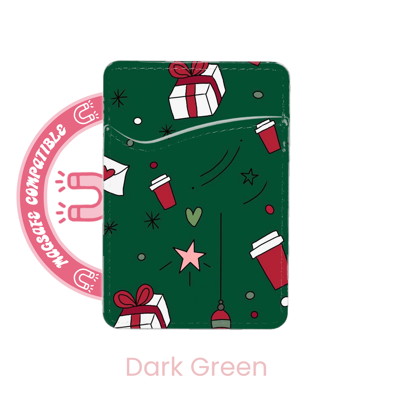 abbyrose Christmas Treats MagSafe Card Holder Pocket for iPhone 12 13 14 15 16 - 第 2/31 張圖片