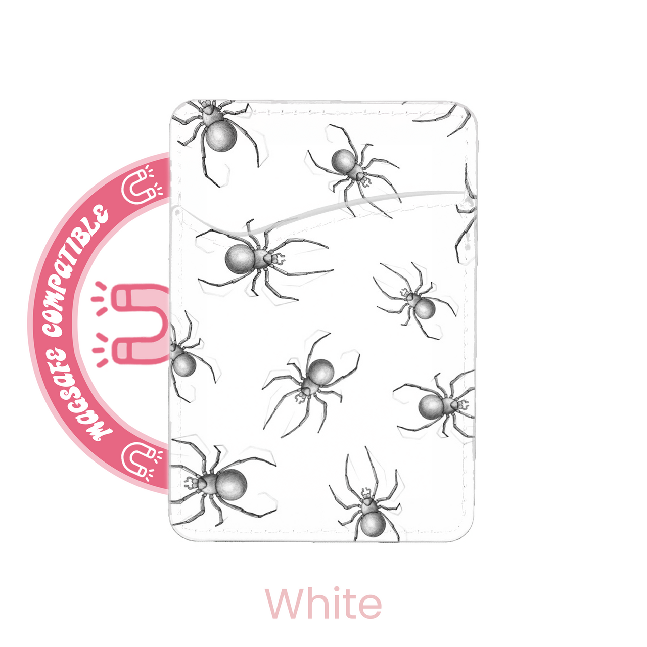 abbyrose Creepy Crawlers MagSafe Porte Carte Poche pour iPhone 12 13 14 15 16 - Photo 7 sur 21