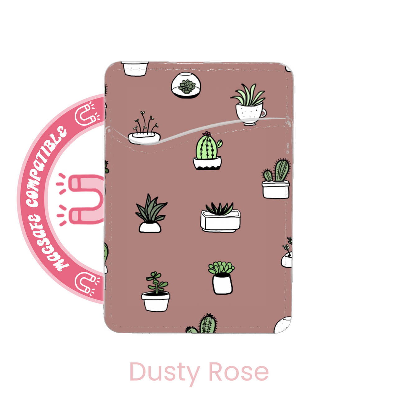 abbyrose Cutie Cacti MagSafe Porte Carte Poche pour iPhone 12 13 14 15 16 Pro - Photo 4 sur 37