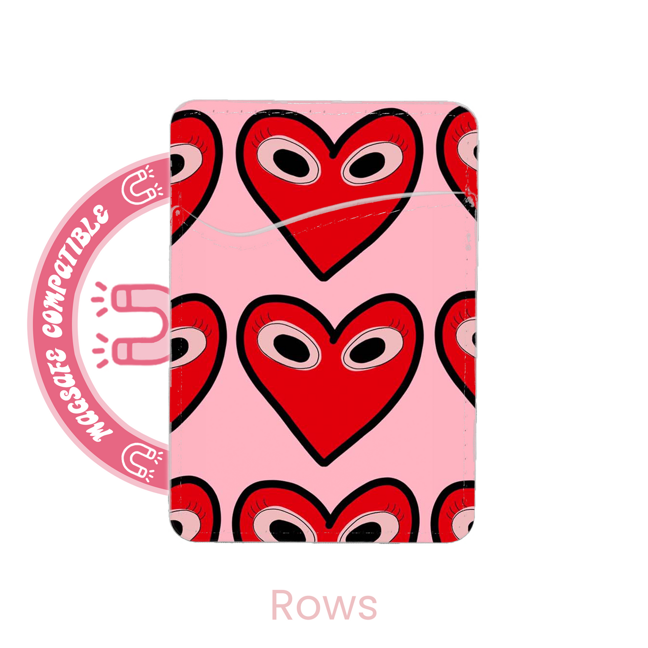 abbyrose Eye Luv U MagSafe Porte Carte Poche pour iPhone 12 13 14 15 16 Pro Max - Photo 3 sur 13