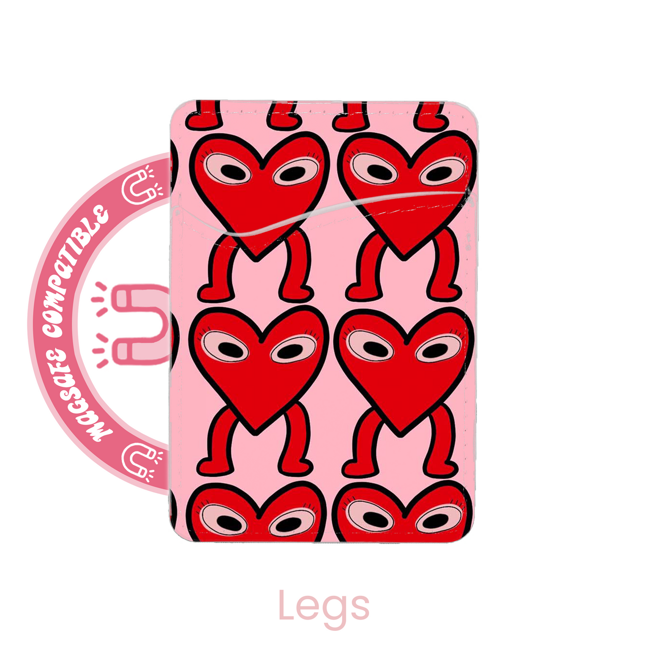 abbyrose Eye Luv U MagSafe Porte Carte Poche pour iPhone 12 13 14 15 16 Pro Max - Photo 4 sur 13