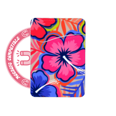 abbyrose Fidji Flowers MagSafe Porte Carte Poche pour iPhone 12 13 14 15 16 Pro - Photo 1 sur 1