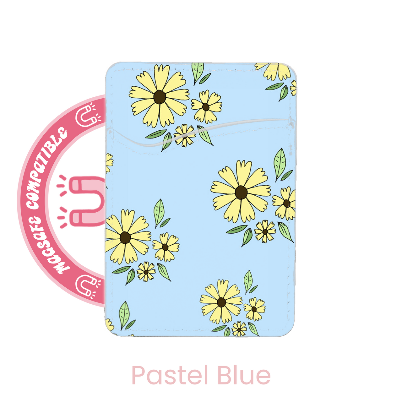 abbyrose patch fleur MagSafe porte carte poche pour iPhone 12 13 14 15 16 pro - Photo 5 sur 21