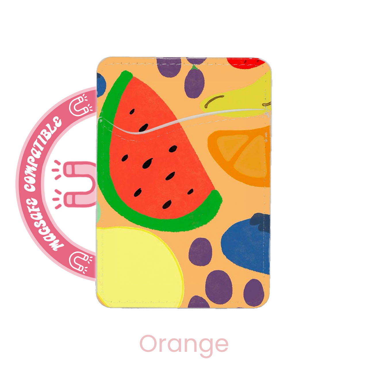 abbyrose Fruit Salad MagSafe Card Holder Pocket for iPhone 12 13 14 15 16 Pro - 第 4/43 張圖片