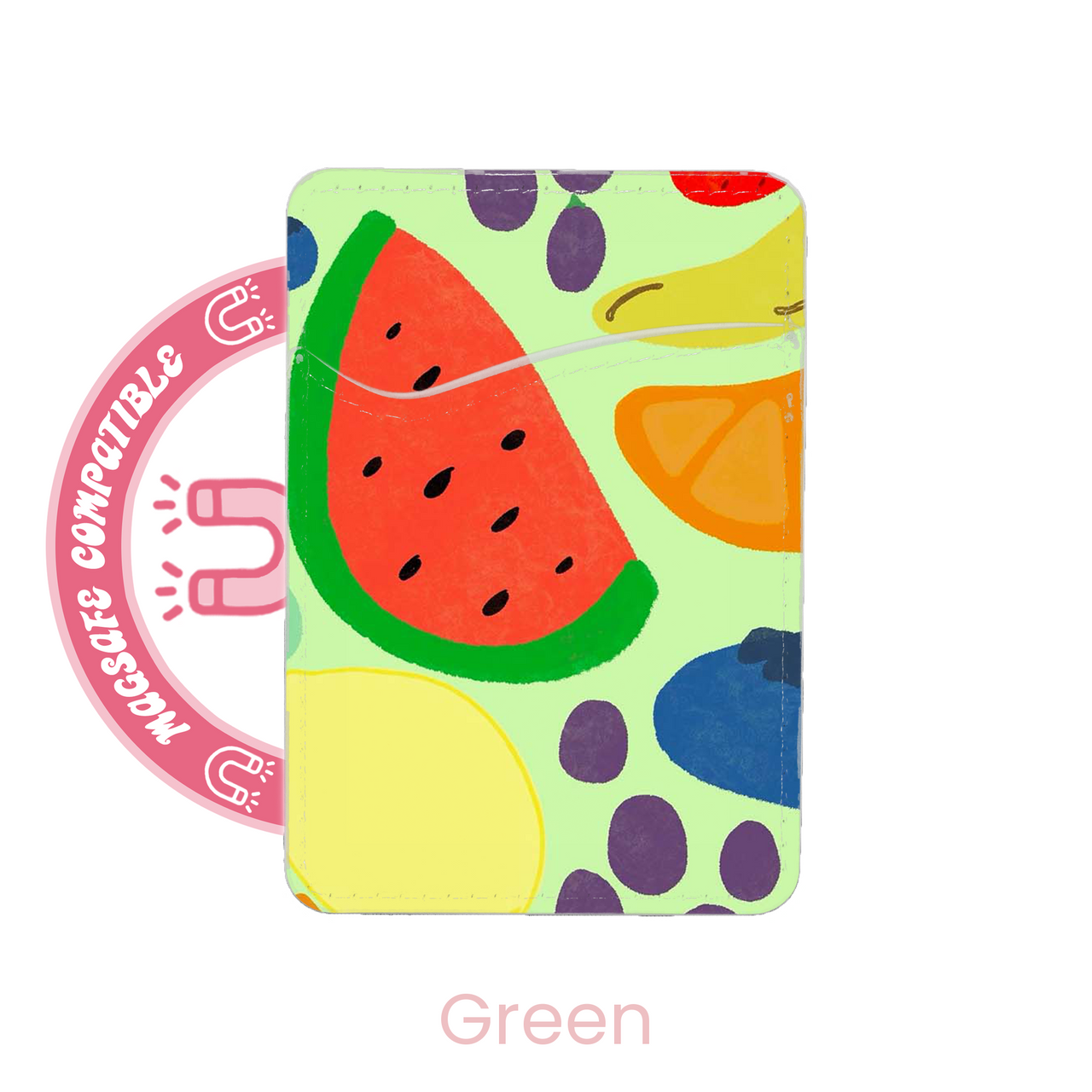 abbyrose Fruit Salad MagSafe Card Holder Pocket for iPhone 12 13 14 15 16 Pro - 第 5/43 張圖片