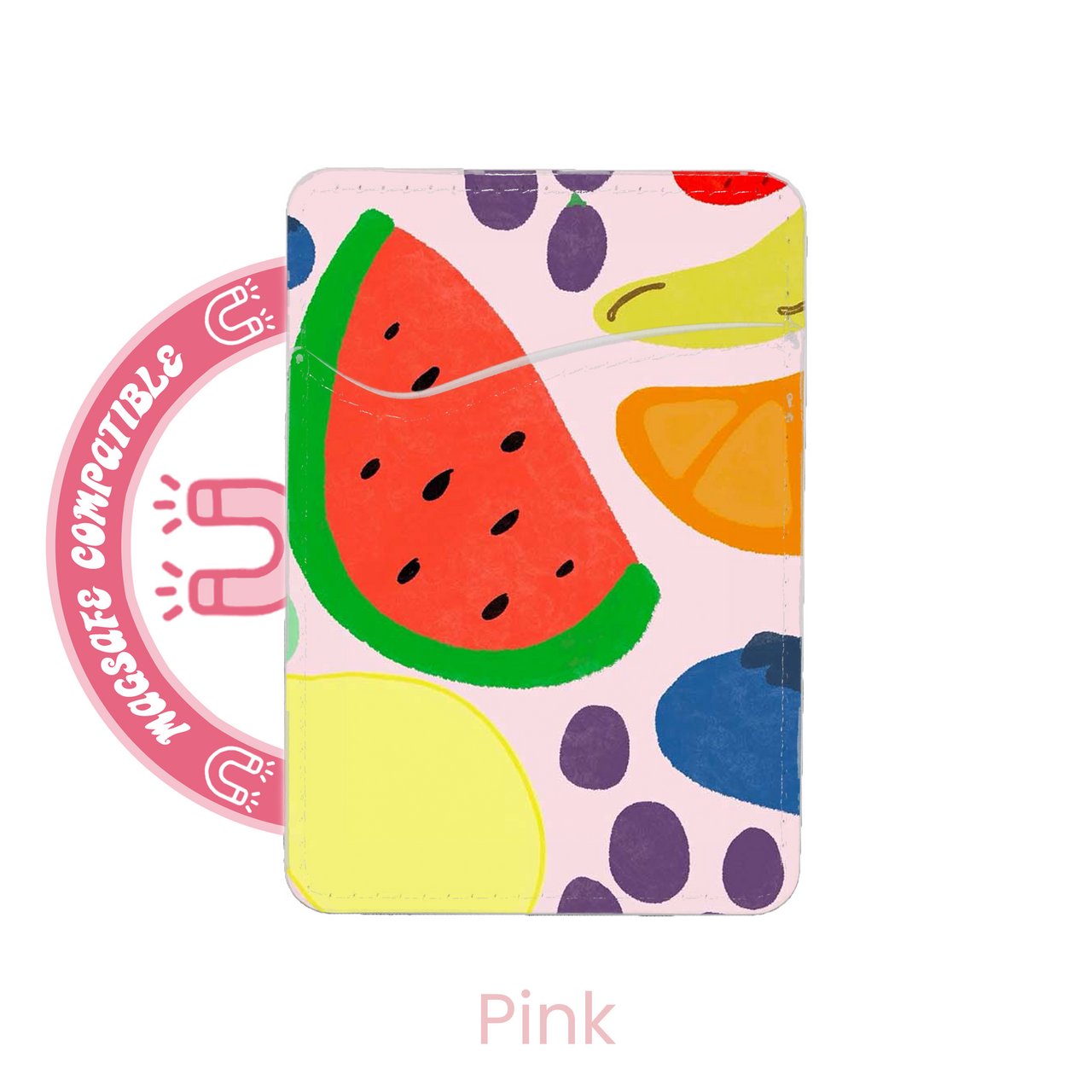 abbyrose Fruit Salad MagSafe Card Holder Pocket for iPhone 12 13 14 15 16 Pro - 第 8/43 張圖片