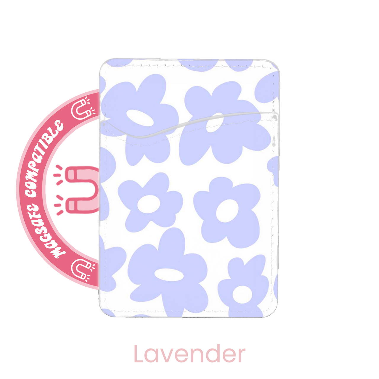 abbyrose Funky Flowers MagSafe Porte Carte Poche pour iPhone 12 13 14 15 16 Pro - Photo 44 sur 49