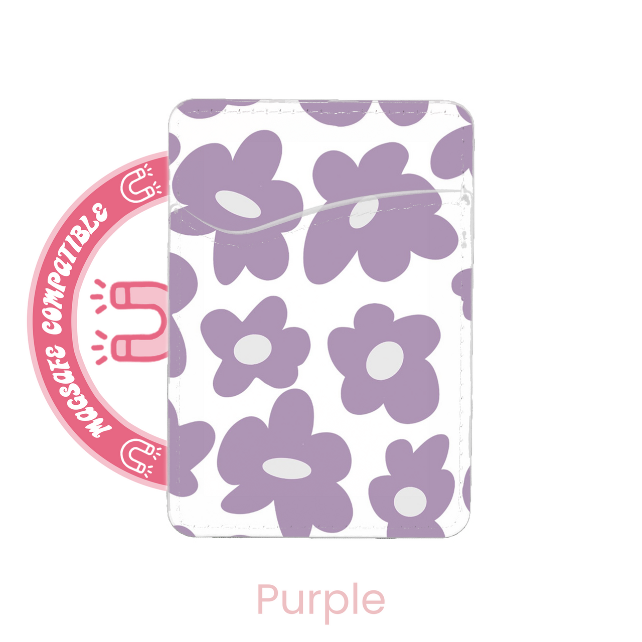 abbyrose Funky Flowers MagSafe Porte Carte Poche pour iPhone 12 13 14 15 16 Pro - Photo 14 sur 49