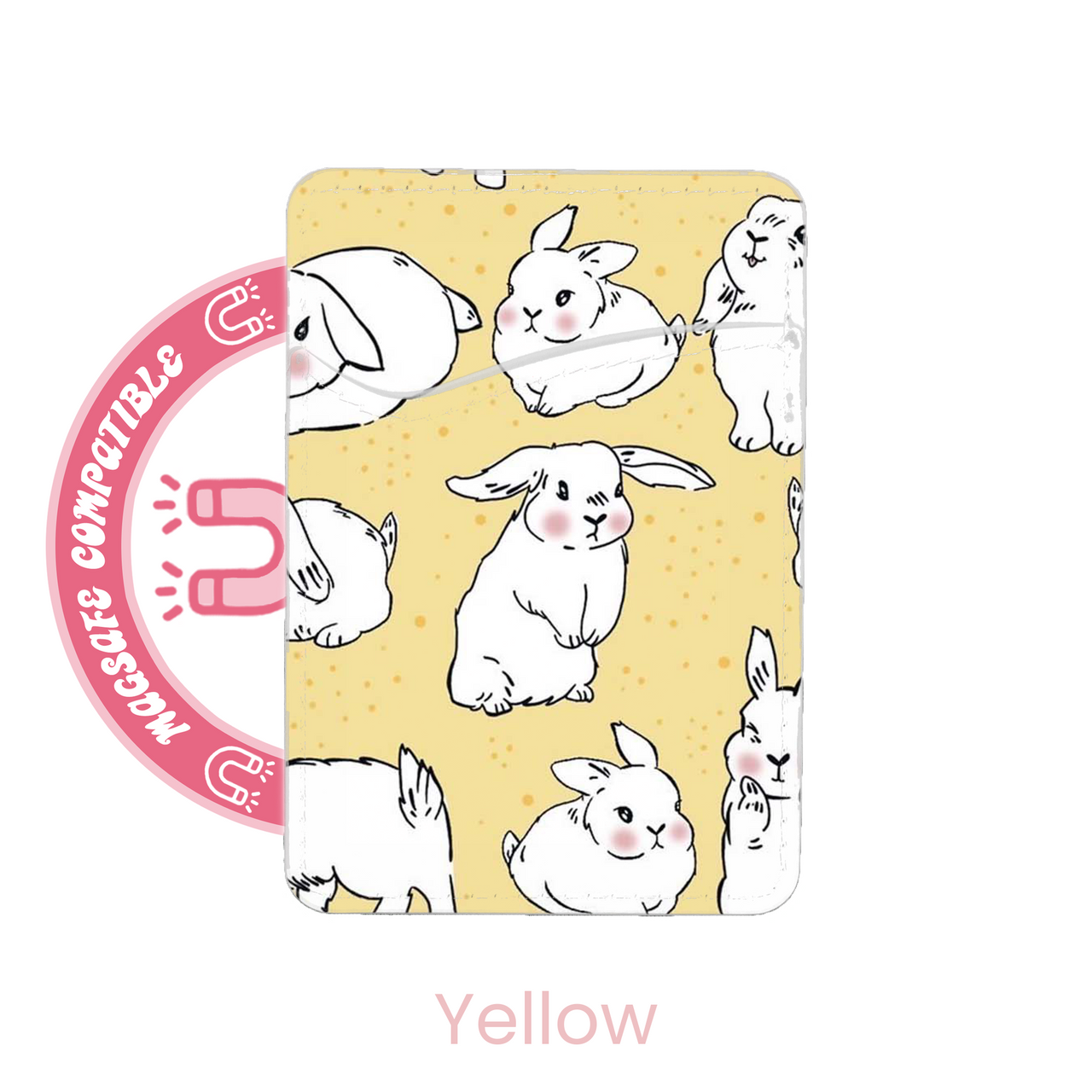 abbyrose Funny Bunny MagSafe Card Holder Pocket for iPhone 12 13 14 15 16 Pro - 第 14/49 張圖片