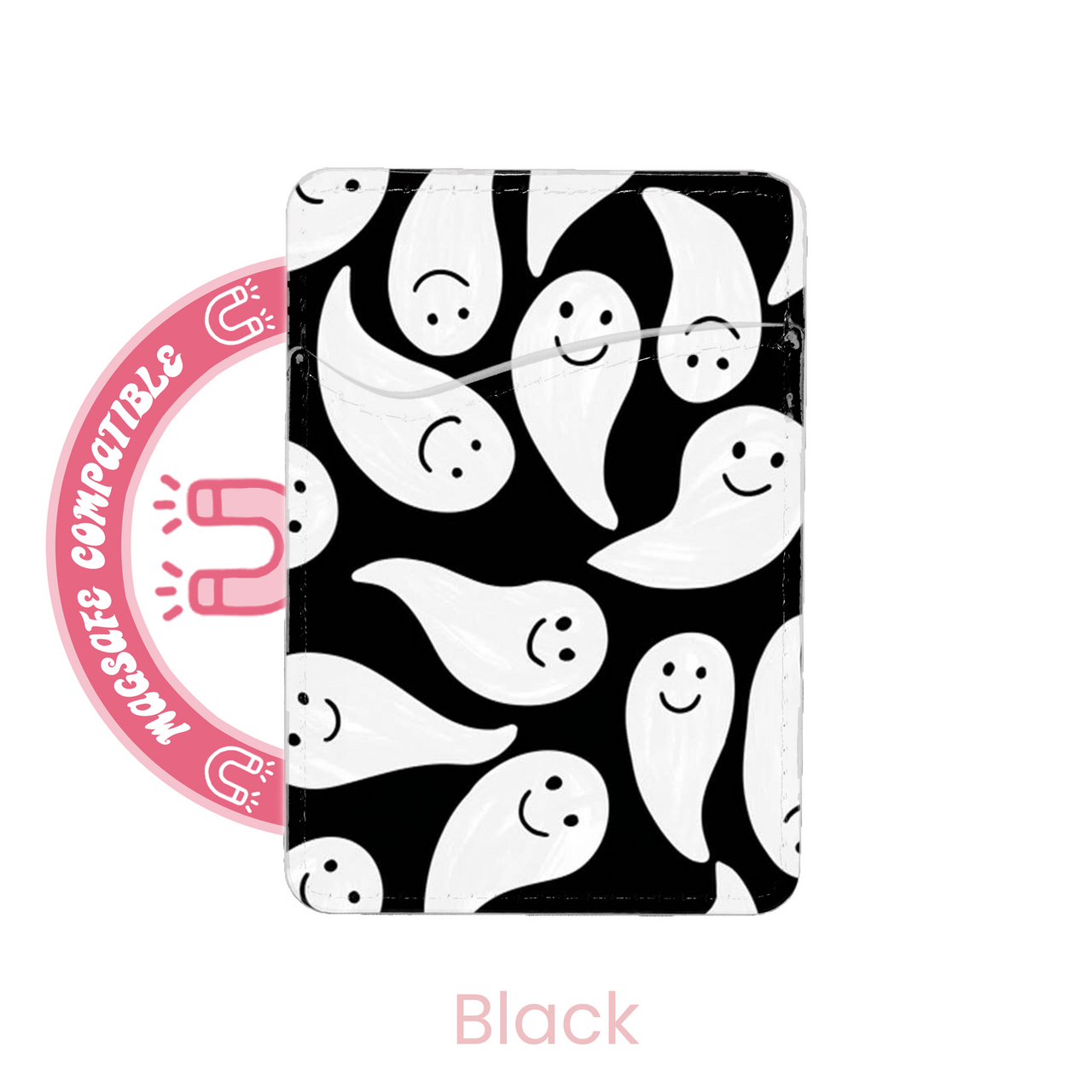 abbyrose Ghosties MagSafe Porte Carte Poche pour iPhone 12 13 14 15 16 Pro Max - Photo 4 sur 13