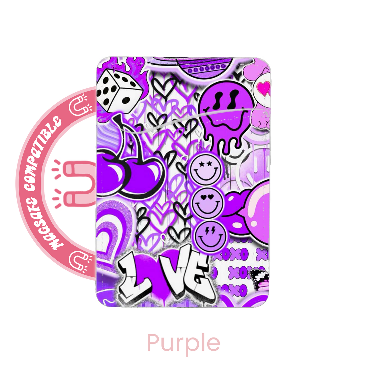 abbyrose Graffiti MagSafe Porte Carte Poche pour iPhone 12 13 14 15 16 Pro Max - Photo 3 sur 31