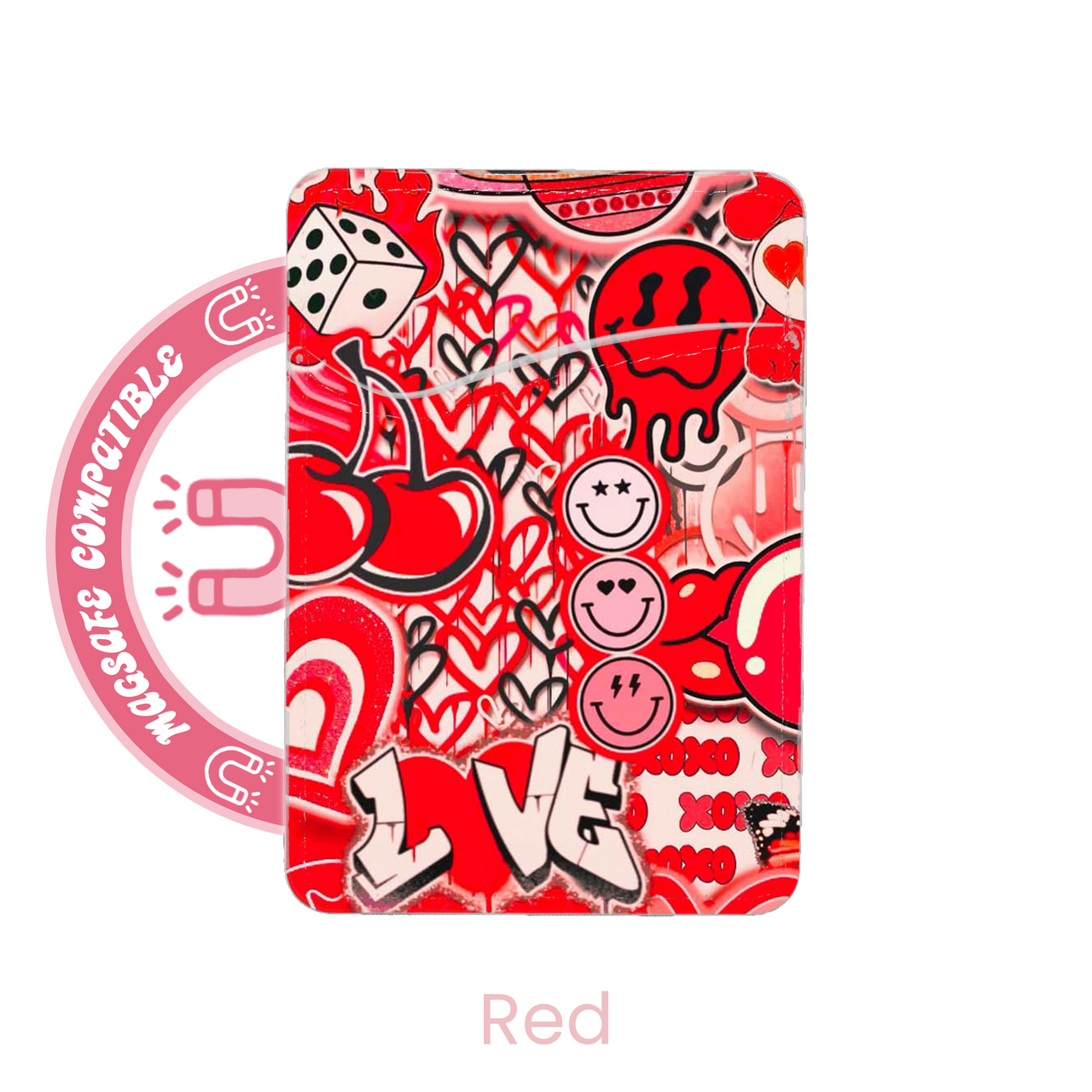 abbyrose Graffiti MagSafe Porte Carte Poche pour iPhone 12 13 14 15 16 Pro Max - Photo 4 sur 31