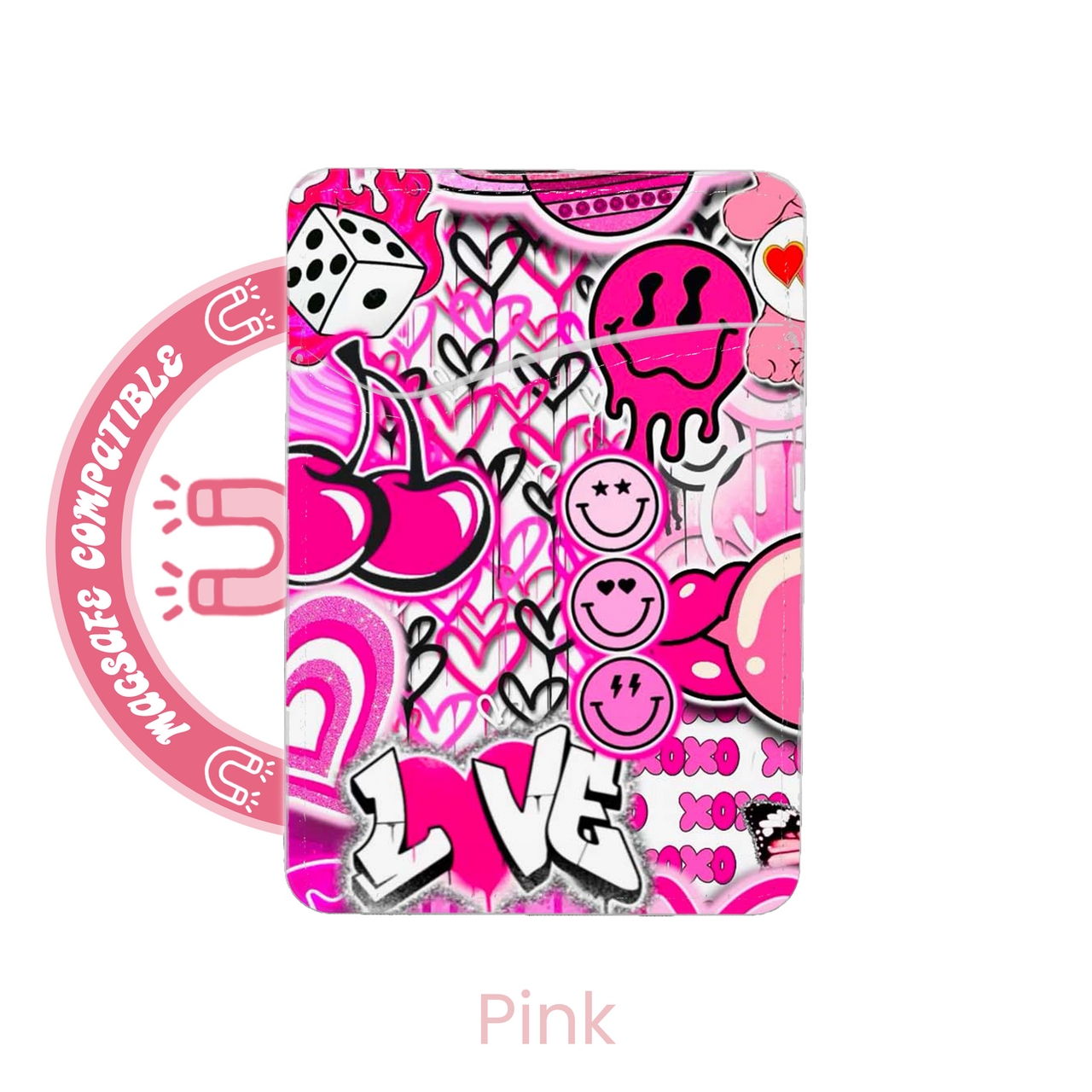 abbyrose Graffiti MagSafe Porte Carte Poche pour iPhone 12 13 14 15 16 Pro Max - Photo 2 sur 31