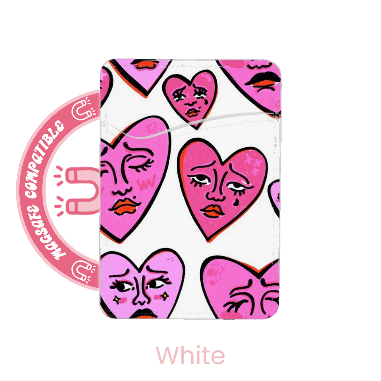 abbyrose Heartache MagSafe Card Holder Pocket for iPhone 12 13 14 15 16 Pro Max - 第 5/31 張圖片