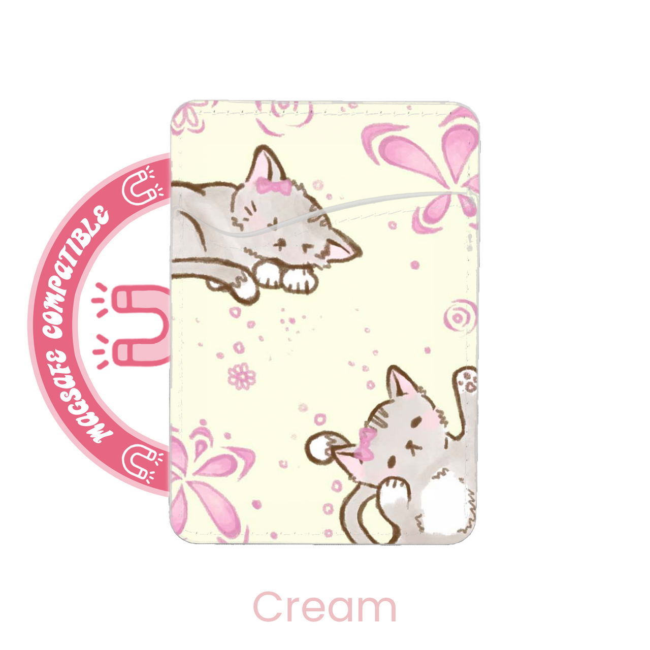 abbyrose Kitty Kat MagSafe Card Holder Pocket for iPhone 12 13 14 15 16 Pro Max - 第 4/37 張圖片