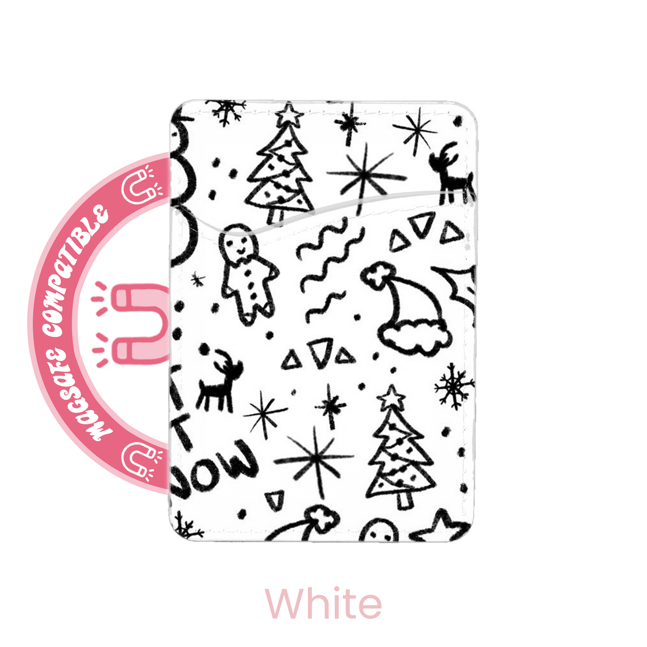 abbyrose Let it Snow! MagSafe Card Holder Pocket for iPhone 12 13 14 15 16 Pro - 第 4/21 張圖片