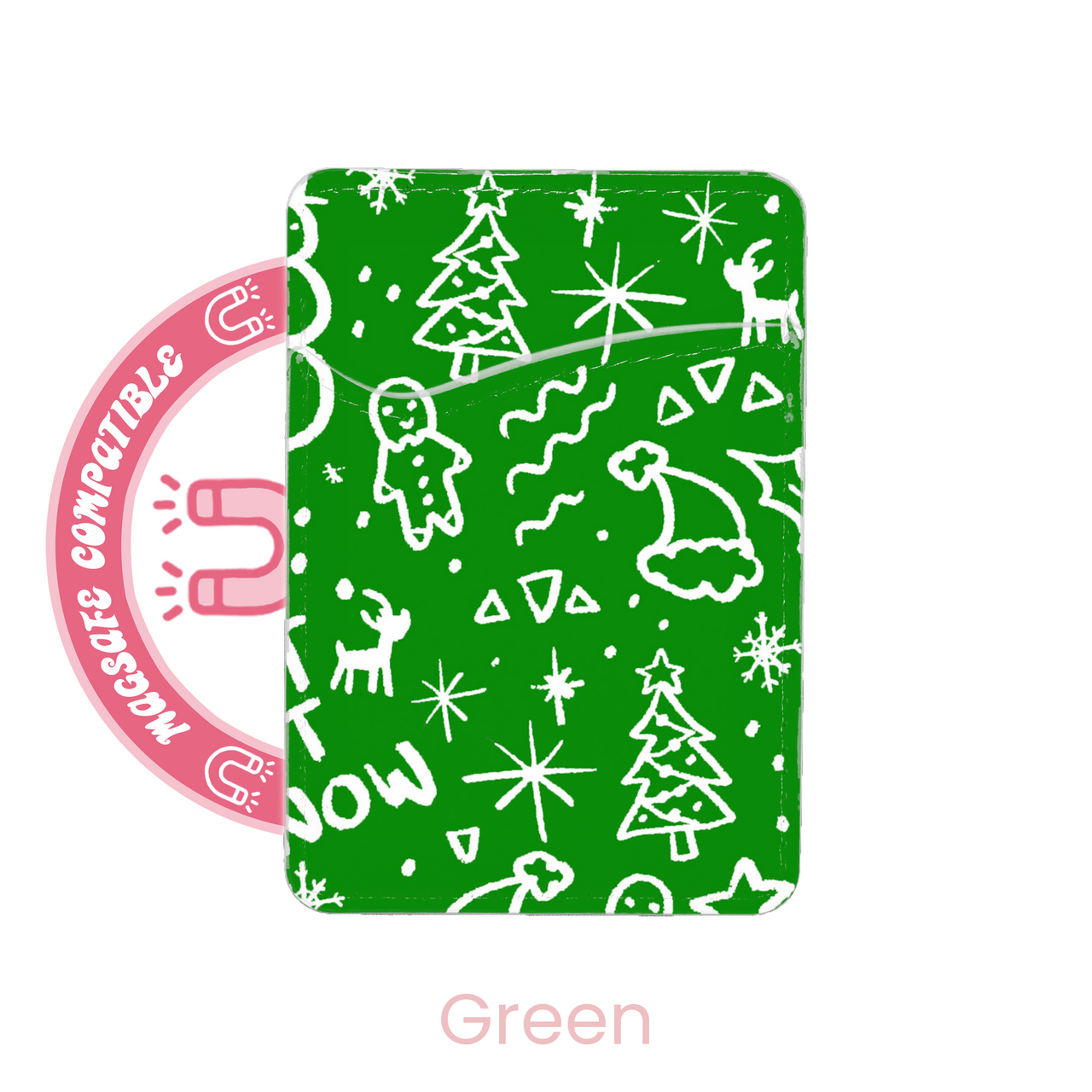 abbyrose Let it Snow! MagSafe Card Holder Pocket for iPhone 12 13 14 15 16 Pro - 第 5/21 張圖片