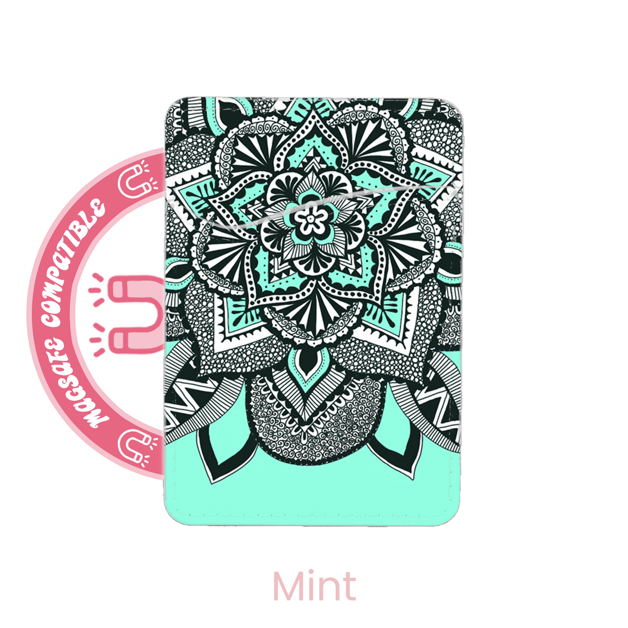 abbyrose Mandala MagSafe Card Holder Pocket for iPhone 12 13 14 15 16 Pro Max - 第 7/49 張圖片