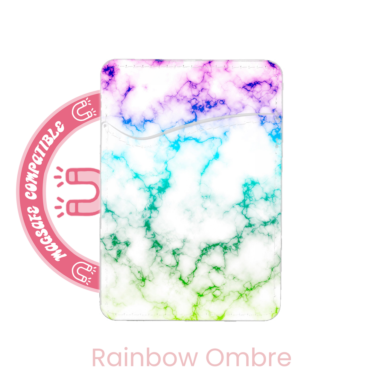 abbyrose Marble MagSafe Porte Carte Poche pour iPhone 12 13 14 15 16 Pro Max - Photo 8 sur 31