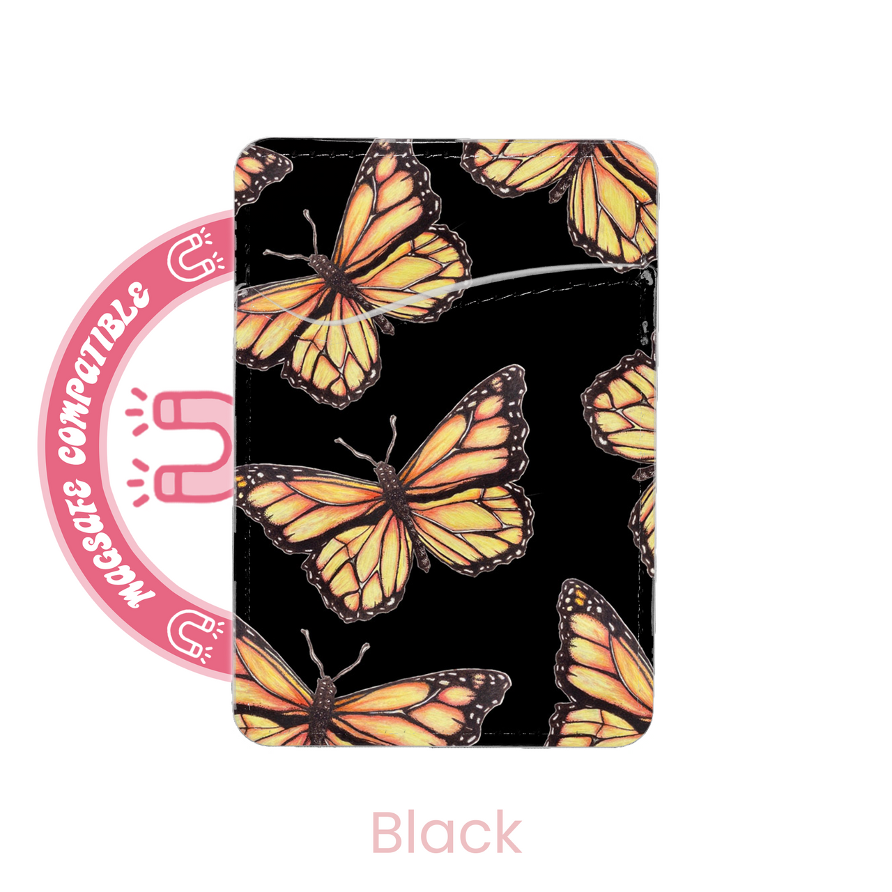 abbyrose Mariposa MagSafe Card Holder Pocket for iPhone 12 13 14 15 16 Pro Max - 第 3/31 張圖片