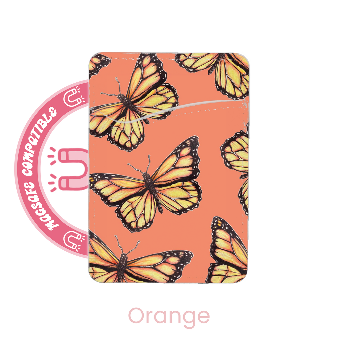 abbyrose Mariposa MagSafe Card Holder Pocket for iPhone 12 13 14 15 16 Pro Max - 第 5/31 張圖片
